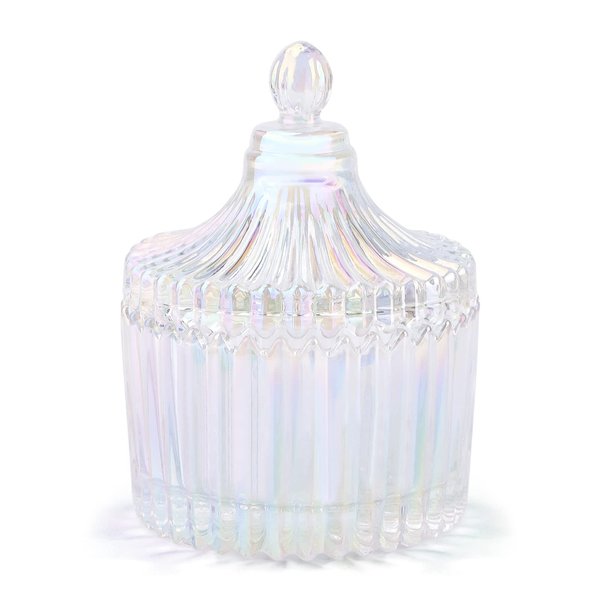 TOROKOM Monomer Dish with Lid Dappen Dish Nail Cup Small Glass Nail Dish for Liquid Powder Monomer Holder Colorful Damping Dapping Dish for Acrylic Nails