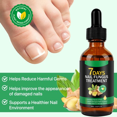 Ginger Nail Growth Strengthener Serum – Ginger-Infused Nail Repair Oil for Care, Natural Nail and Strengthener Solution