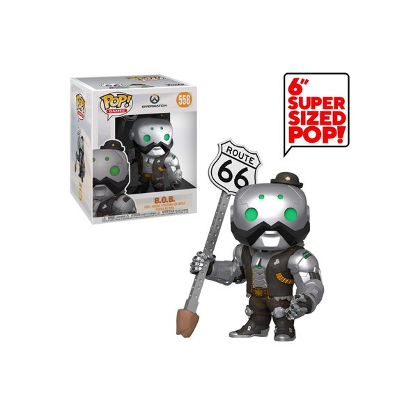 Funko Pop! Games: Overwatch - B.O.B 6", Multicolor