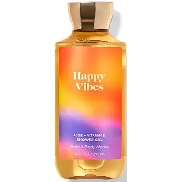 Bath & Body Works Signature Collection Shower Gel For Women10 fl oz (Happy Vibes)
