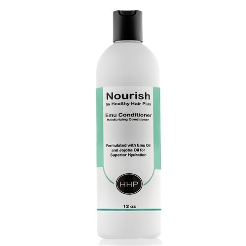 Healthy Hair Plus Emu Oil Conditioner Hydrating Conditioner That Locks in Moisture - Silky Smooth Hair -Hydrated Hair