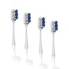4-Pack Pop Sonic Replacement Toothbrush Heads - Compatiable w/Go Plus - Toothbrush Head w/Super Soft Dupont Tynex Nylon Bristles