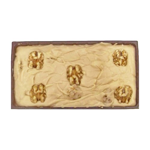 Home Made Creamy Maple English Walnut Fudge - 12 OZ Gift Box