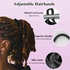 Babalet Adjustable Hair Tie Silk Satin Extra Length Hair Scrunchies No Slip Ouchless Hairband for Women-Stylish, Durable, Easy Use Hair Accessories for Thick Curly Natural Hair, Ponytails, Locs, 3PCS