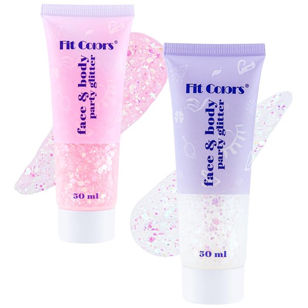 BowJian White&Pink Body Glitter Singer Concerts Pink Face Glitter Makeup Festival Rave Accessories Glitter Eyeshadow Pink Hair Glitter Gel Pink Body Glitter White Body Glitter Chunky Glitter Makeup