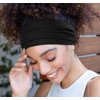 Huachi Wide Headbands for Women Non Slip Thick Womens Headbands Boho Elastic Hair Bands for Women's Hair Stretchy Sweat Headband for Workout Running Working