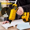 MONVICT Cordless Glue Gun for Dewalt 20V Battery with 50 Glue Sticks, Upgraded 100W Digital Temperature Adjustable Handheld Electric Power Full Size Heavy Duty Hot Glue Gun (Tool only)