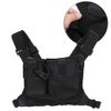 Lazmin Radio Chest Bag, Universal Hands Free Radio Chest Harness Carry Case Pocket Pack Holster for Two Way Radio