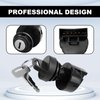 Ignition Key Switch 3 Position 6 Pins Compatible with Polaris Ranger 400 425 500 570 700 800 900 1000 Sportsman 300 325 400 450 500 550 570 700 800 RZR 570 800 900&More-Replace 4011002 4012165 4010390