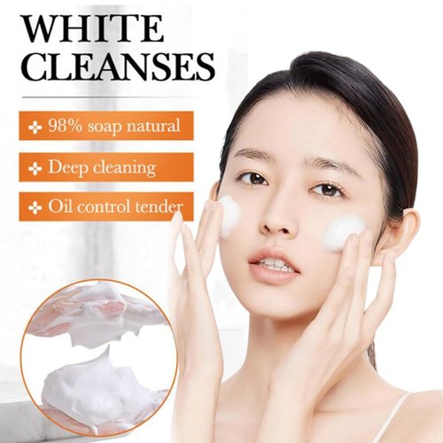 SIXCAR Turmeric Face Wash,Turmeric Facial Cleanser,Urmeric Facial Cleanser, Foaming Face Wash, Turmeric Foaming Cleanser for All Skin 3.38 oz (1Pcs)