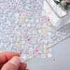 5D Flower Nail Art Stickers, 5D Embossed Floral Nail Decals Daisy Small Flower Floral Nail Art Supplies Luxurious Spring Summer Nail Design for Women Manicure Decoration(4 Sheets)