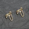 10PCS Wudu Nail Rings,Nail Art Fingernail Rings,Adjustable,Reusable,Removable,Nail Art Ring Ladies Wearing Nail Accessories(Gold)