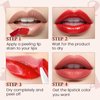 DAGEDA 2 Colors Peel Off Lip Liner Stain Set, Tattoo Color Lip Tint Stain, Long Lasting and Waterproof Lip Stain Peel off Lip Makeup,Peel Off Lip Liner with Natural Matte Finish (02+05)