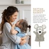 LUOZZY Interesting Hand Puppet Interactive Plush Animal Puppet for Kids Rat Puppet Toy for Storytelling Reading Prop (Gray)
