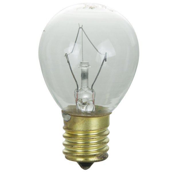 Sunlite 40S11/N/CL Incandescent 40-Watt, Intermediate Based, S11 Indicator Colored Bulb, Clear