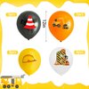 Yiran Construction Birthday Balloons, Number 4 Balloons for 4th Birthday, 12pcs Construction Birthday Party Supplies, 4 Year Old Boys Kids Birthday Party Decorations Dump Truck Birthday Number Balloon