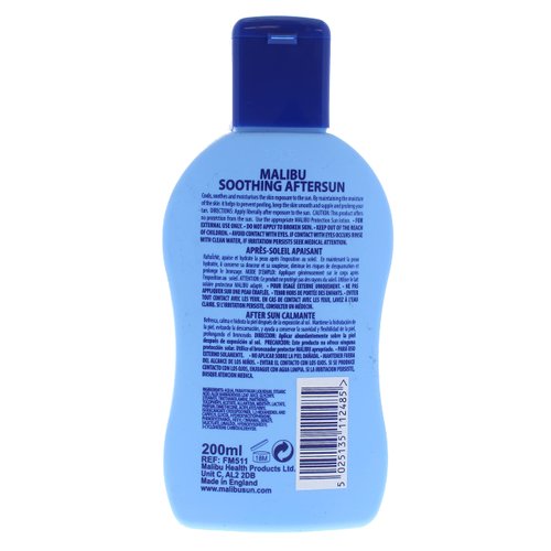 Malibu Aftersun Soothing Lotion With Aloe Vera - 200 Ml