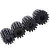 Treehobby 4PCS Metal Steel 32P 5mm Pinion Gear Set 13T 14T 15T 16T with Hex Key for RC Cars(Compatible with 0.8 Metric Pitch)