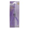 The Beadsmith Flat Nose Pliers – 4.5 inches (114mm) – Purple Vinyl Grip Handle with Double Leaf Springs – Jewelry Making Tool for Creating Bracelets, Earrings and Necklaces