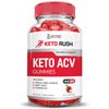 Justified Laboratories (2 Pack Keto Rush Keto ACV Gummies Advanced Formula 1000MG Powder B12 Vegan Non GMO 120 Gummys