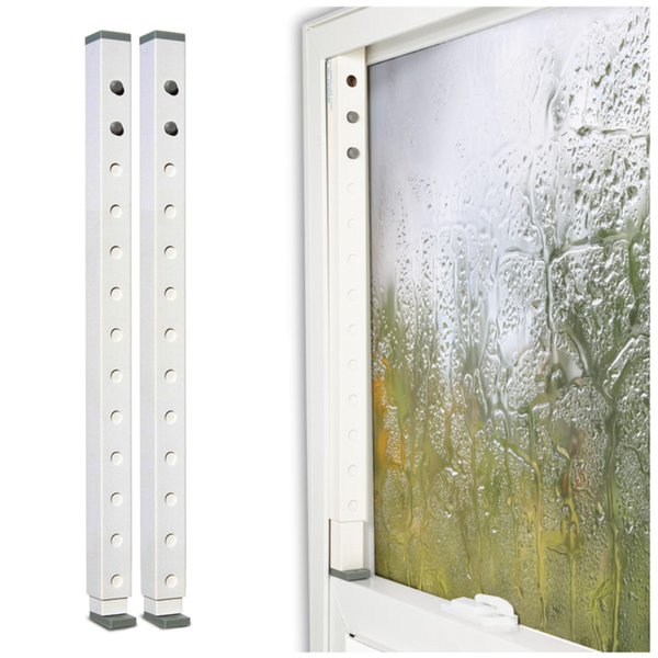 The Lock-it Block-it Regular – (2 Devices) Home Security Adjustable Window Security Bars/Window Lock Bar, Security Bar for Sliding Glass Door, Child Safety Lock & Sliding Patio Door Security Bar