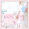 30 Sets Baby Shower Favors Refreshing Foot Soap Perfect Baby Shower Favors for Guests, Gifts, and Prizes with Organza Bags Thanks Cards (Pink)