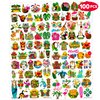 100 PCS Hawaiian Tattoos Birthday Party Decorations Supplies Favors Tiki Hawaii Luau Temporary Tattoos Flower Tropical Summer Beach Aloha Palm Decor Stickers Accessories Gift School Prizes Rewards