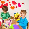 WATINC 9Pack Monster Hand Puppets Art Craft Paper Sock Puppet Toys DIY Making Your Own Puppet Kits Early Learning Classroom Family Storytelling Games Pretend Party Supplies Valentine's Day Gift