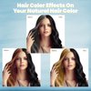 MEIDU Black Hair Dye Shampoo for Gray Hair, Semi-Permanent Hair Color Shampoo for Women and Men, Herbal Ingredients, Instant Hair Coloring Shampoo 100% Grey Hair Coverage (17.6 Fl oz)