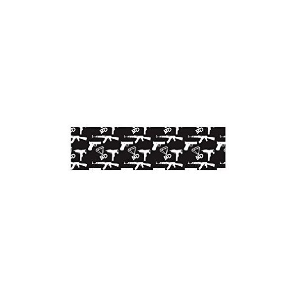 BLACK DIAMOND Skateboard GRIP TAPE 1 Sheet GUNS WEAPONS