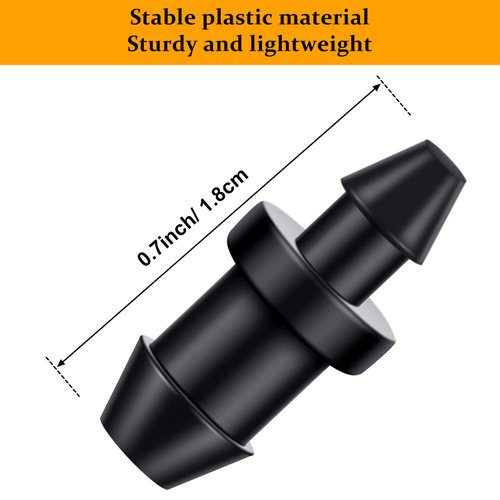 150 Pieces Drip Irrigation Plug irrigation goof plug 1/4 1/2 Drip Irrigation Tube End Closure Hole Plugs for Home Garden Pipe Supplies