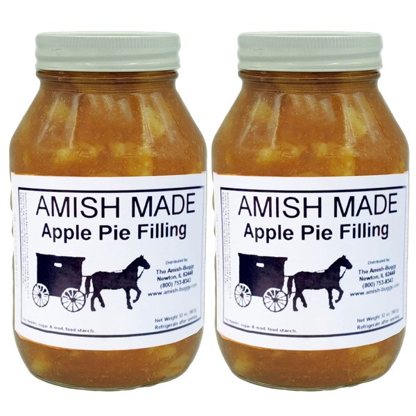 Amish Pie Filling Apple - 2 Jars- 32 Oz