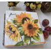 20-ct 13x13 Floral Napkins Sunflower Napkins Floral Paper Napkins Mother's Day Napkins Sunflower Paper Napkins Decorative Napkins for Decoupage Pretty Flower Napkins Lunch Dinner Cocktail Wedding Tea