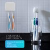 TAISHAN UV Toothbrush Case Sanitizer，Rechargeable Portable Mini Toothbrush Holder with Mirror,Kills 99.9% of Germs，Fits All Toothbrushes for Electric and Manual,Safety Feature for Home and Travel