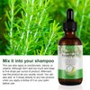 Organic Rosemary Oil for Hair Growth (2pack), Natural Rosemary Essential Oils 2.02fl oz, Used for Scalp Massager, Skin Care, Aromatherapy