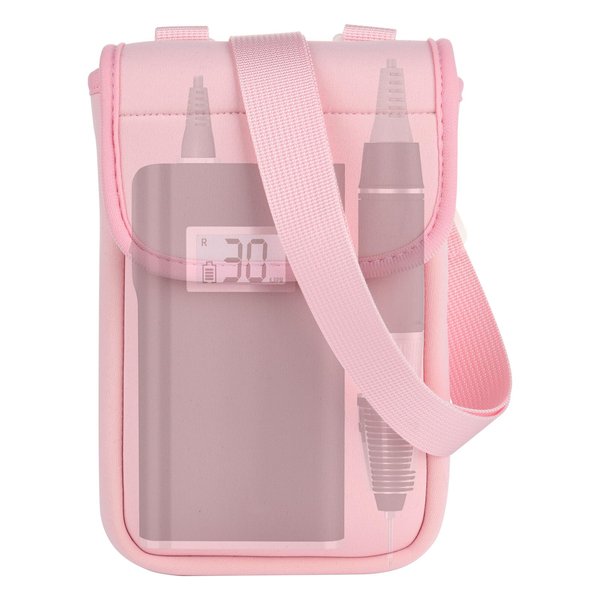Beautyflier Portable EFile Nail Drill Machine Case Storage Bag for Travel Nail Drill Machine Storage Pouch Professional Bag for Rechargeable Nail Machine with Adjustable Strap