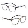 SIGVAN Ladies Reading Glasses Blue Light Blocking Spring Hinge Fashion Pattern Print Eyeglasses for Women (multicolour, 2.50)