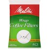 Melitta Percolator Wrap-Around Coffee Filters, White, 40 Count (Pack of 12) 480 Total Filters Count