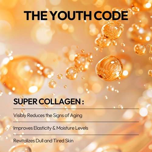 LAPCOS Super Collagen Sheet Mask – Hydrating Face Masks w/Peptide Complex, Vegan Collagen, Niacinamide & Hyaluronic Acid – Revitalizing & Firming Korean Skincare Paraben-Free, Cruelty-Free (10 Pack)