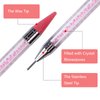 DiaWiew Rhinestone Picker Tool - Wax Pencil for Rhinestones - Gem Applicator with Rhinestones - Wax Tip for Easy Application - Rhinestone Pen Tool - Manicure Nail Art DIY Decoration Tool