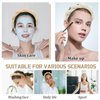 CURASA Spa Headband for Washing Face Skincare Headband Make Up Headbands for Women Puffy Spa Headbands for Girls Hairband for Washing Face Towel Facial Head Band Hair Accessories for Women Girls