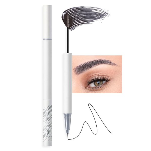 PROFESSIONAL MAKEUP Lift & Snatch Eyebrow Tint Pen, Ultra-Fine Waterproof Eyeliner Liquid Eyebrow Pen Longlasting Women Perfect Eye Makeup delineador impermeable para las cejas (black)