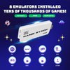 Boltz Retro Stick Gaming Stick – Retro Gaming Console with 40,000+ Classic Video Games, 9 Emulators, 256GB Storage, Plug & Play 4K HDMI Output, Includes 2 Wireless 2.4GHz Controllers
