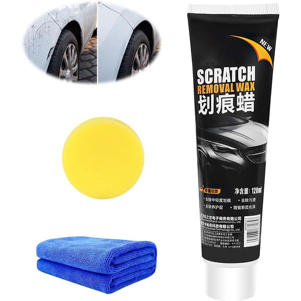 Car Scratch Repair Paste Polishing Wax,Car Scratch Remover,Car Paint Scratch Repair Wax,Car Cleaning Kit,Car Polish Scratch Care Repair Kit for Vehicles Surfaces