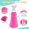 Toyze Gifts for 3-8 Year Old Girls, Kids Apron for Girls Kids Cooking Set, Toddler Apron for Kids Chef Hat and Apron, Toys for 3-12 Year Old Girls 20Pcs Pink- with Cookbook
