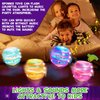 Light Up Easter Eggs Toy Gifts for Kids, 6 Easter Egg Spinning Tops with Flash & Music, Easter Basket Stuffers, Easter Eggs Hunt Prize, Kids Goodie Bag Fillers, Party Favor Novelty Bulk Toys