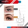 Precise Canada: Eyebrow Tweezer Stainless Steel Scissors Shaped Slant Tip Tweezer Clip