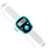 Electronic Finger Counter, 6 Pack Digital Tally Counter Clicker with Led, Resettable 5 LCD Digit Display Tasbeeh Tasbih Hand Tally Counter Counting for Muslims Pray, Golf,Goods Counting,Lap & Knitting