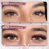 Yawamica Lash Extension Kit Wispy Lash Clusters Kit 30D 40D Natural Eyelash Extension Kit 9-16mm Left & Right Premade Eyelash Clusters 280pcs with Lash Bond and Seal and Lash Tweezers