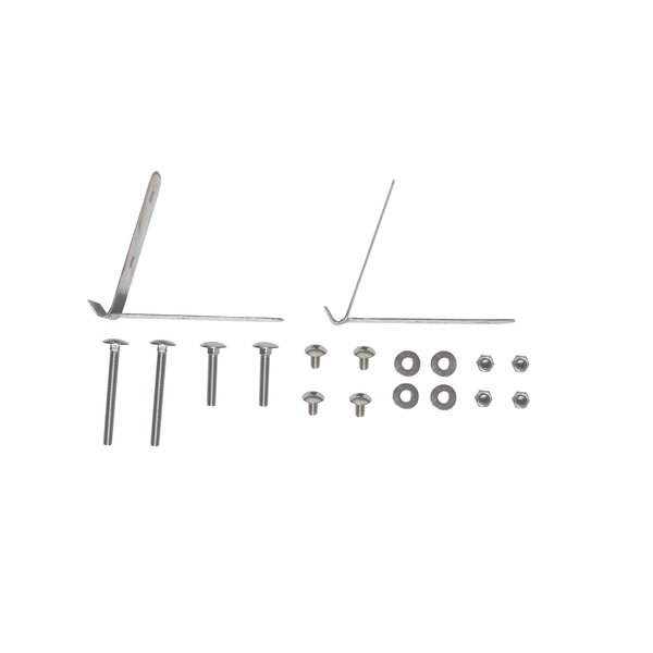 Extreme Max 3005.3386 Replacement J-Hooks for Aluminum Pontoon/Dock Ladder